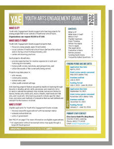 Deadline: Youth Arts Engagement Grant